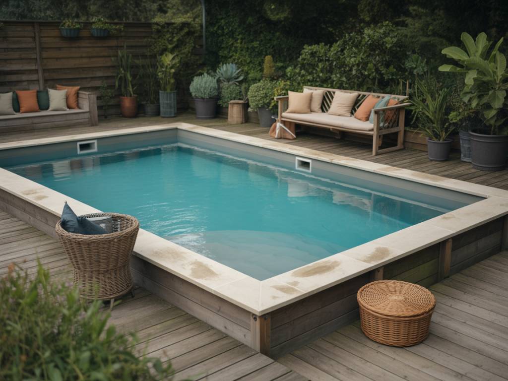 Avantages et entretien d’une piscine liner vert foncé
